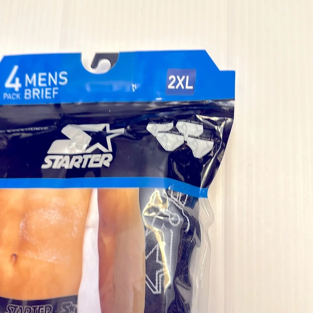 NWT 4-pack Starter Cotton Essential Briefs 2XL